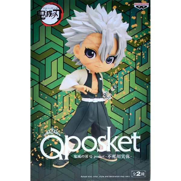Banpresto 鬼滅之刃 Q posket -不死川實彌- 風柱 景品模型 正常色 A款 盒