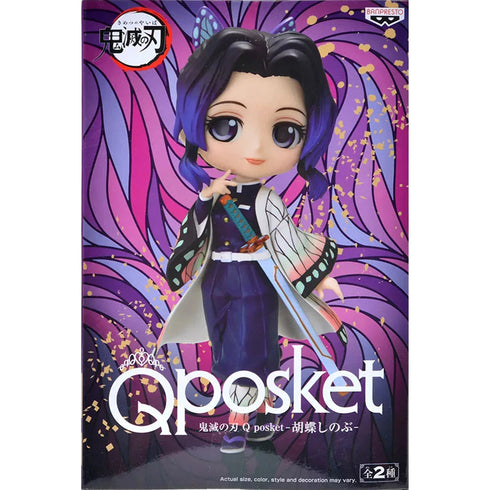 Banpresto 鬼滅之刃 Q posket -蟲柱 胡蝶忍- 景品模型 正常色 A款 盒