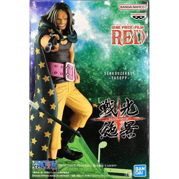 Banpresto 海賊王 RED 劇場版 戰光絕景 耶穌布 景品模型 盒