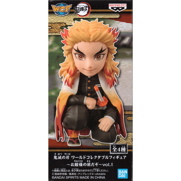 Banpresto 鬼滅之刃 WCF 在主公大人面前vol.1 C款 煉獄杏壽郎 炎柱 景品模型 盒