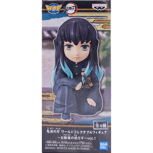 Banpresto 鬼滅之刃 WCF 在主公大人面前vol.1 D款 時透無一郎 霞柱 景品模型 盒