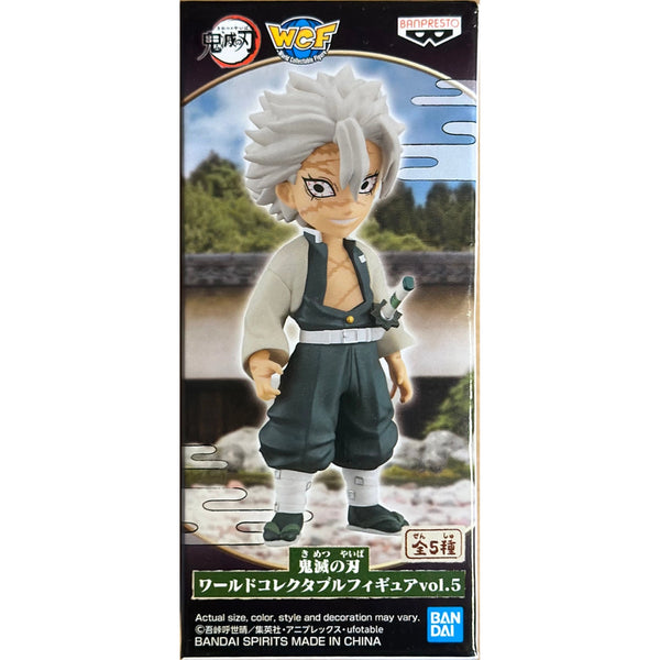 Banpresto 鬼滅之刃 WCF vol.5 柱合会議編 D款 不死川實彌 風柱 景品模型 盒