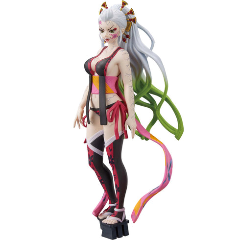Banpresto 鬼滅之刃 模型 Vol.7 上弦陸 墮姬(白髮) 鬼之裝 玖之型 景品模型 2