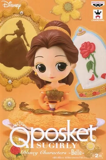 Banpresto Disney 迪士尼 美女與野獸 Beauty and the Beast belle 貝兒 Qposket SUGIRLY A色公主 景品