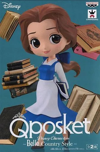 Banpresto Disney 迪士尼 美女與野獸 Beauty and the Beast belle 貝兒 Qposket Country style A color 公主 景品