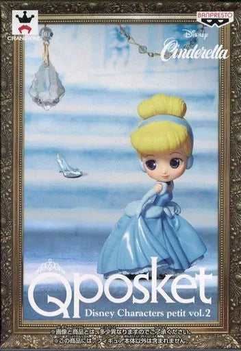 Banpresto Disney 迪士尼 Cinderella 灰姑娘 Qposket petit vol 2 迷你版 公主 景品