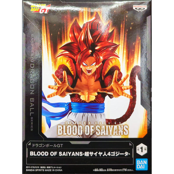 Banpresto 龍珠GT BLOOD OF SAIYANS 超級撒亞人4 格比達 景品模型 商品盒圖