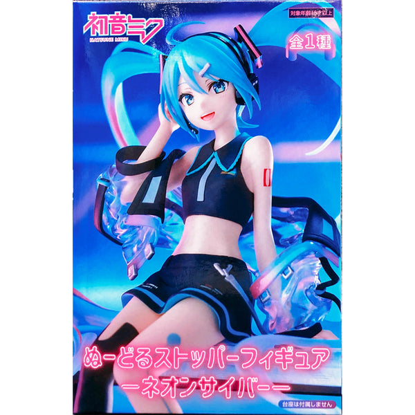 FuRyu 初音未來 Neon Cyber ver. 景品模型 杯麵座 商品盒圖