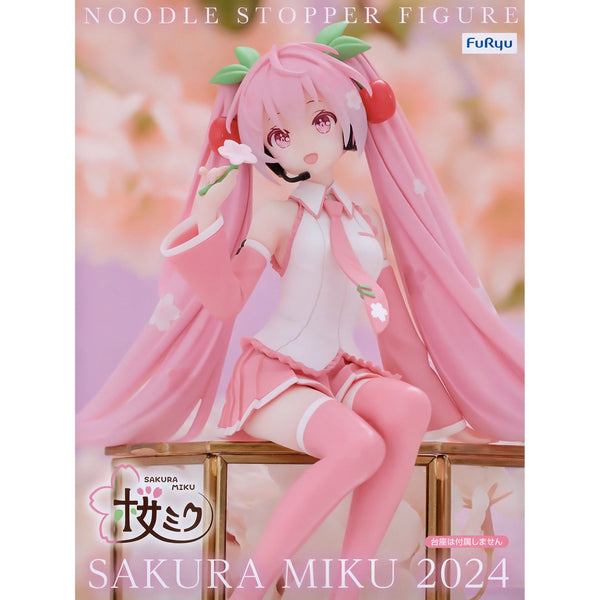 FuRyu 初音未來 櫻花初音 2024 景品模型 杯麵座 商品盒圖