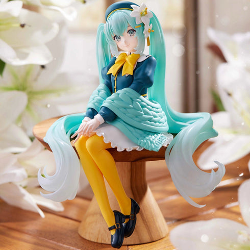 FuRyu 初音未來 百合花仙子 景品模型 杯麵座 商品圖左