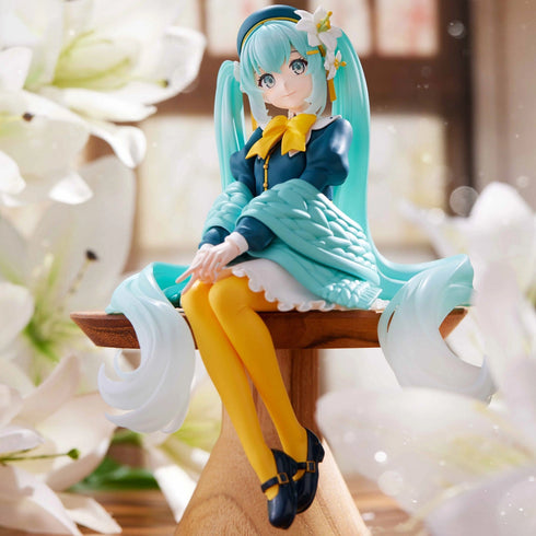 FuRyu 初音未來 百合花仙子 景品模型 杯麵座 商品圖正中
