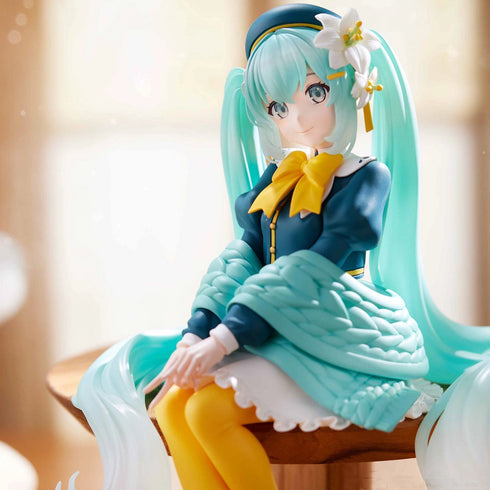 FuRyu 初音未來 百合花仙子 景品模型 杯麵座 商品圖近鏡
