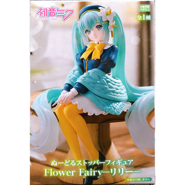 FuRyu 初音未來 百合花仙子 景品模型 杯麵座 商品盒圖