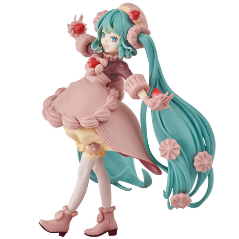 FuRyu 初音未來 SweetSweets 草莓巧克力蛋糕 景品模型 杯麵座 商品圖正中左1
