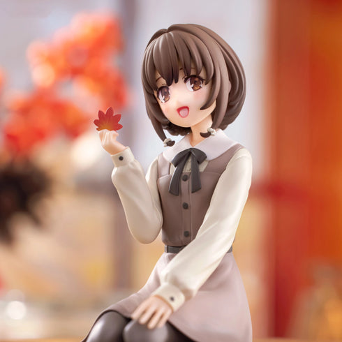 FuRyu 青春豬頭少年不會夢到兔女郎學姊 杯麵座模型 梓川楓 秋季服ver. 景品模型 商品圖低角度近鏡