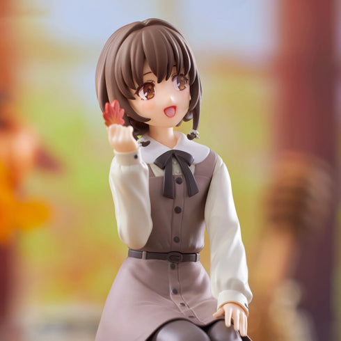 FuRyu 青春豬頭少年不會夢到兔女郎學姊 杯麵座模型 梓川楓 秋季服ver. 景品模型 商品圖正中近鏡