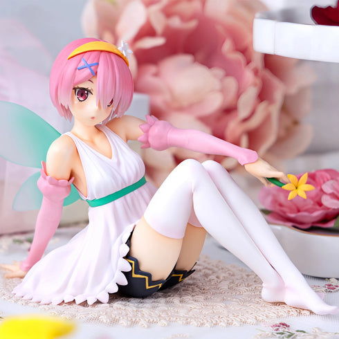 FuRyu Re:從零開始的異世界生活 拉姆 花之妖精ver. 景品模型 杯麵座 商品圖全身