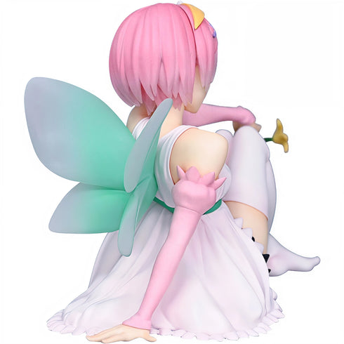 FuRyu Re:從零開始的異世界生活 拉姆 花之妖精ver. 景品模型 杯麵座 商品圖後背