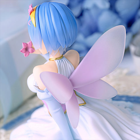 FuRyu Re:從零開始的異世界生活 雷姆 花之妖精ver. 景品模型 杯麵座 商品圖後背