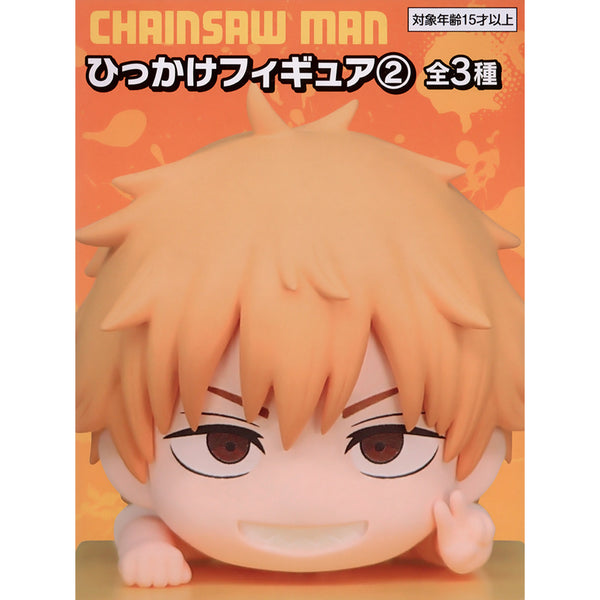 FuRyu 鏈鋸人 Hikkake Figure Vol.2 淀治 桌緣子 趴趴 Q版趴姿 景品模型 盒
