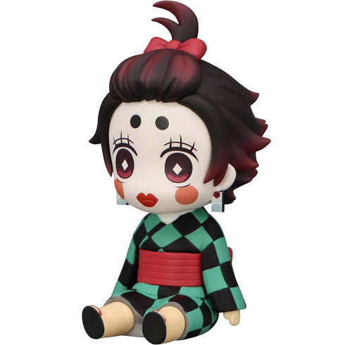 FuRyu 鬼滅之刃 竈門炭治郎 女裝 炭子 Q版 坐姿 景品模型 2