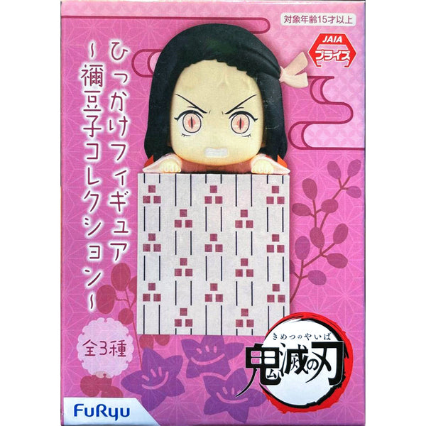 FuRyu 鬼滅之刃 桌緣子 趴趴 竈門禰豆子(鬼顏) Q版趴姿 景品模型 盒