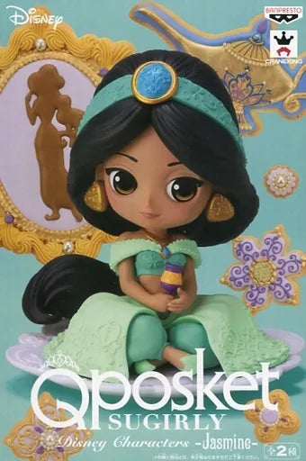 Banpresto Disney 迪士尼 Aladdin 阿拉丁 茉莉公主 Jasmine Qposket SUGIRLY A色 正常色 公主 景品