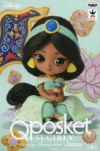 Banpresto Disney 迪士尼 Aladdin 阿拉丁 茉莉公主 Jasmine Qposket SUGIRLY B色 特別色 公主 景品