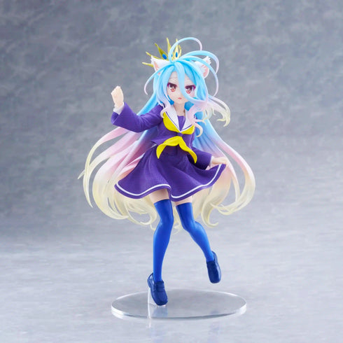 Taito Coreful Figure 遊戲人生 No Game No Life 白 貓耳制服Ver. 景品模型 商品圖