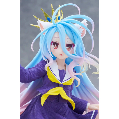 Taito Coreful Figure 遊戲人生 No Game No Life 白 貓耳制服Ver. 景品模型 商品圖近鏡