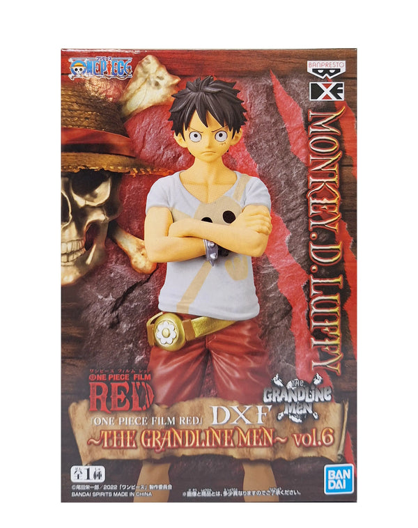 Banpresto ONE PIECE 海賊王 FIRM RED DXF THE GRANDLINE MAN 路飛 Luffy