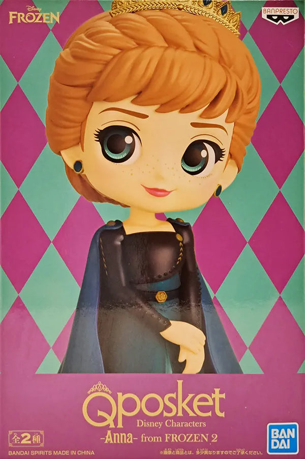 Banpresto Disney 迪士尼 FROZEN 冰雪奇緣 Anna Qposket A色 正常色 公主 景品