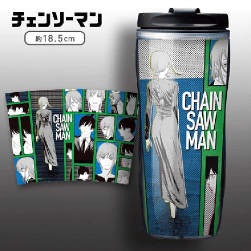 Sega 劇場版 鏈鋸人 蕾潔篇 350ml保溫壺 早川秋 x 天使惡魔 x 真紀真 #瑪奇瑪 2