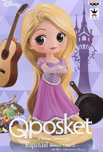 Banpresto Disney 迪士尼 Rapunzel 長髮公主 Qposket B color 特別色 公主 景品