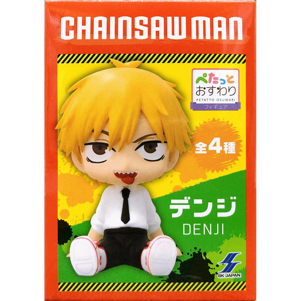 【細盒Q版】SK Japan 鏈鋸人 Petatto Osuwari Figure 淀治 Q版坐姿 景品模型 1