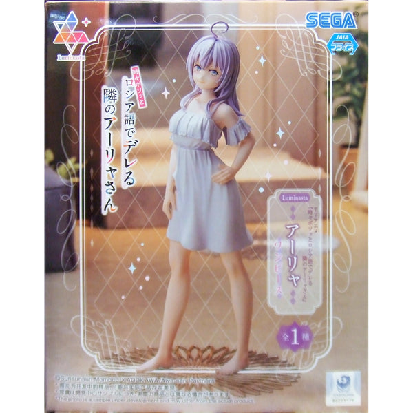Sega Luminasta 不時輕聲地以俄語遮羞的鄰座艾莉同學 艾莉 連身裙ver. 景品模型 商品盒圖