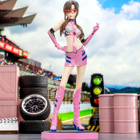 Sega Luminasta EVA Racing 新世紀福音戰士 真希波·真理·伊拉絲多莉亞斯 PIT WALK 賽車女郎造型 景品模型 商品圖正中