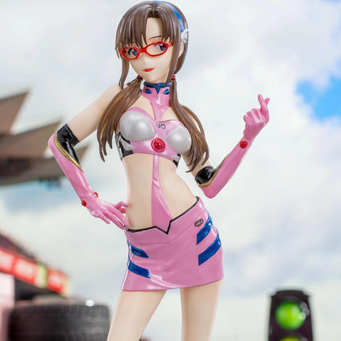 Sega Luminasta EVA Racing 新世紀福音戰士 真希波·真理·伊拉絲多莉亞斯 PIT WALK 賽車女郎造型 景品模型 商品圖近鏡