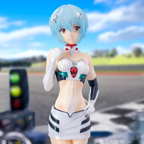 Sega Luminasta EVA Racing 新世紀福音戰士 綾波零 PIT WALK 賽車女郎造型 景品模型 商品圖近鏡