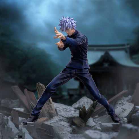 Sega Luminasta 咒術迴戰 懐玉・玉折篇 五條悟 術式順轉 出力最大 -蒼- 景品模型 商品圖左