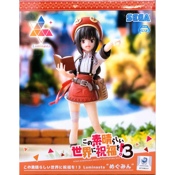 Sega Luminasta 為美好的世界獻上祝福! 素晴 惠惠 童年ver. 景品模型 商品盒圖