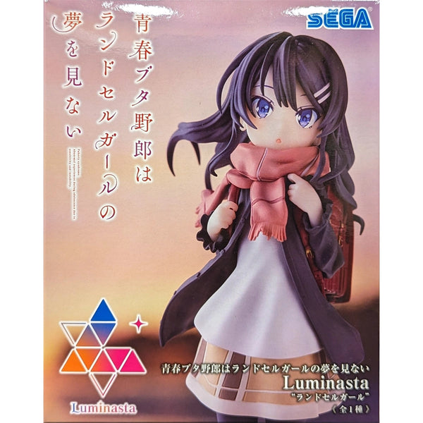 Sega Luminasta 青春豬頭少年不會夢到紅書包女孩 書包女孩 小麻衣 景品模型 商品盒圖