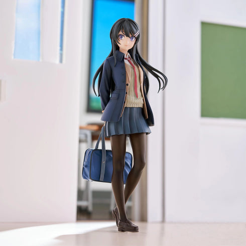 Sega Luminasta 青春豬頭少年不會夢到嬌憐外出妹 櫻島麻衣 景品模型 商品圖正中右