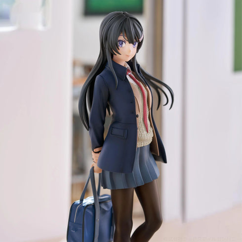 Sega Luminasta 青春豬頭少年不會夢到嬌憐外出妹 櫻島麻衣 景品模型 商品圖高角度