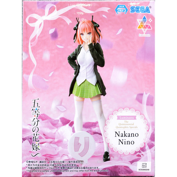 Sega Luminasta 五等分的新娘 花嫁 特別版 中野二乃 景品模型 商品盒圖