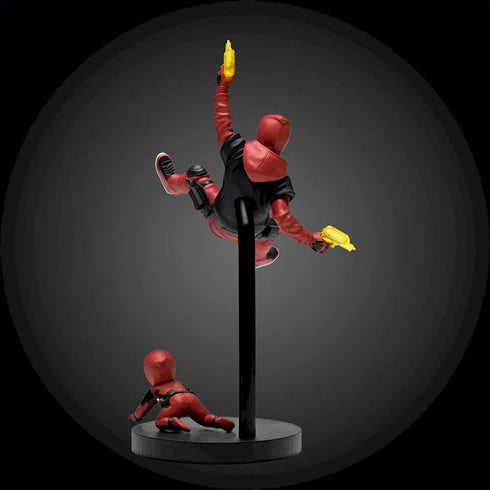 Sega MARVEL 死侍與金鋼狼 ACT/CUT Premium Figure - 少年死侍&死侍BB 景品模型 商品圖後