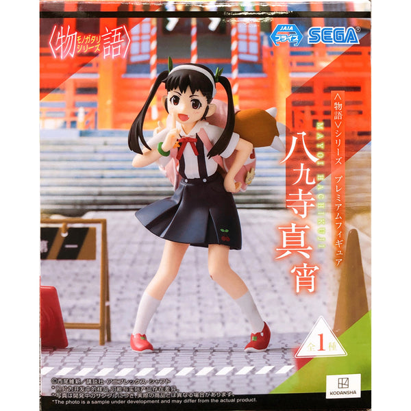 Sega Premium Figure 物語系列 八九寺真宵 景品模型 商品盒圖