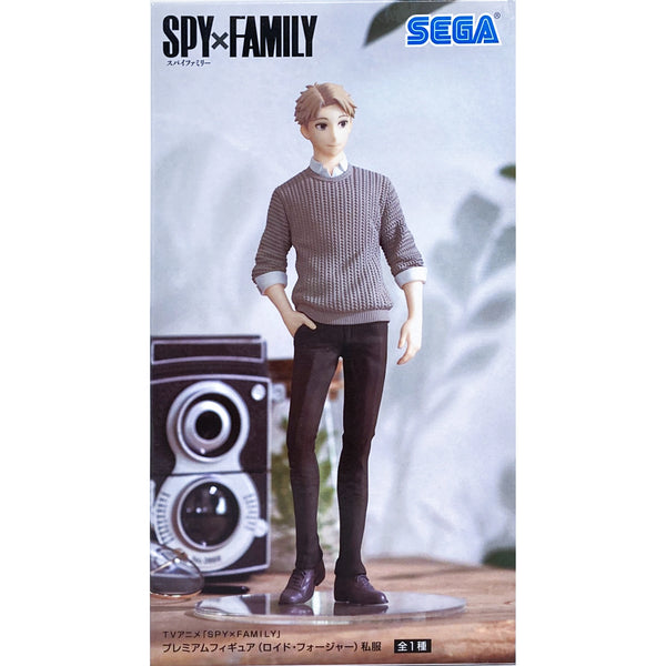 Sega PM SPY×FAMILY間諜家家酒 洛伊德 佛傑 黃昏 私服ver. 景品模型 商品盒圖
