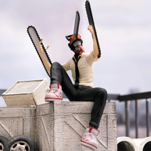 Sega PM 鏈鋸人 CHOKONOSE PREMIUM FIGURE 鏈鋸人 坐姿 景品模型 2