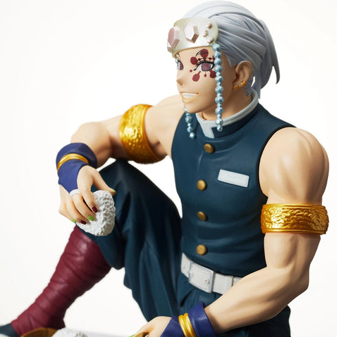 Sega PM 鬼滅之刃 CHOKONOSE PREMIUM FIGURE 音柱 宇髓天元 食飯團 坐姿 景品模型 1